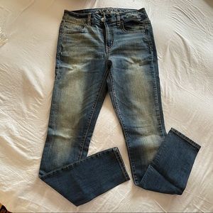 High Rise Blue Jegging